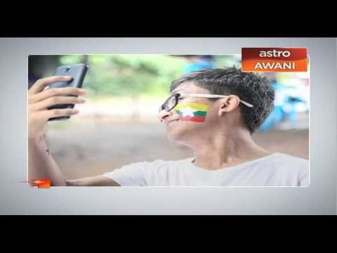 Selfie untuk galak perpaduan kaum di Myanmar