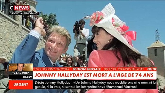 CNews résume la riche vie de Johnny Hallyday en photos et en musique - Regardez