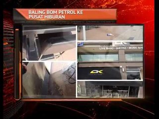 Baling bom petrol ke pusat hiburan