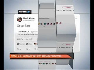 Fattah Amin buat Nabil dan Jihan 'bergaduh' di Twitter