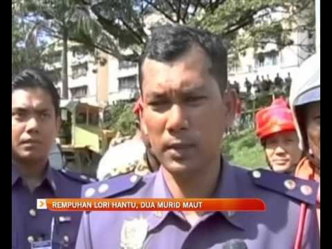 Rempuhan lori hantu, dua murid maut