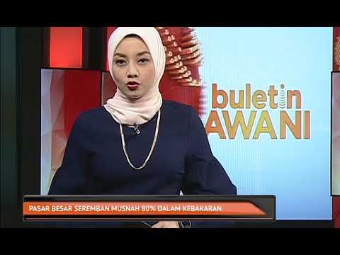 Pasar Besar Seremban musnah 80 peratus dalam kebakaran
