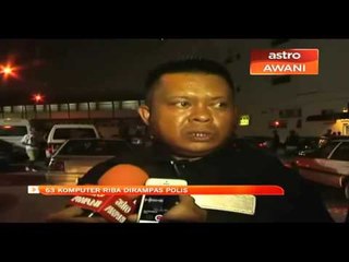 63 Komputer riba dirampas polis