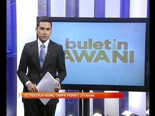 92 pekerja asing tanpa permit ditahan