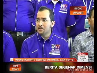 Tabung Haji bantu keluarga dan mangsa kren runtuh