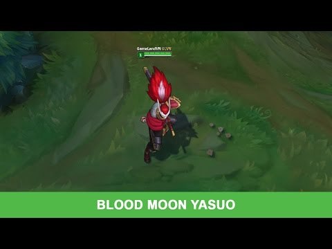 LOL PBE 2/9/2016: Blood Moon Yasuo Preview