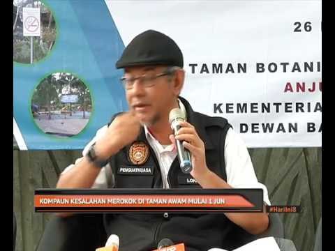 Kompaun kesalahan merokok di taman awam mulai 1 Jun