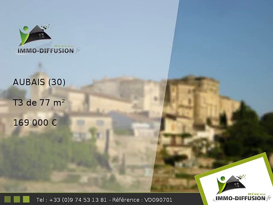 T3 A vendre Aubais 77m2 - 169 000 Euros