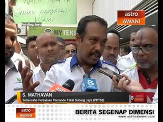 Pemandu teksi serah memorandum bantah ‘Grabcar’