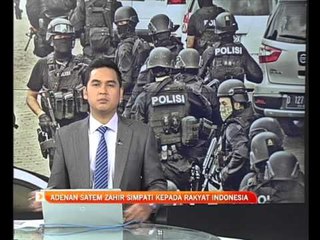 Adenan Satem Zahir simpati kepada rakyat Indonesia