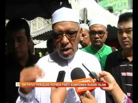 BN patut perjelas kepada parti komponen bukan Islam