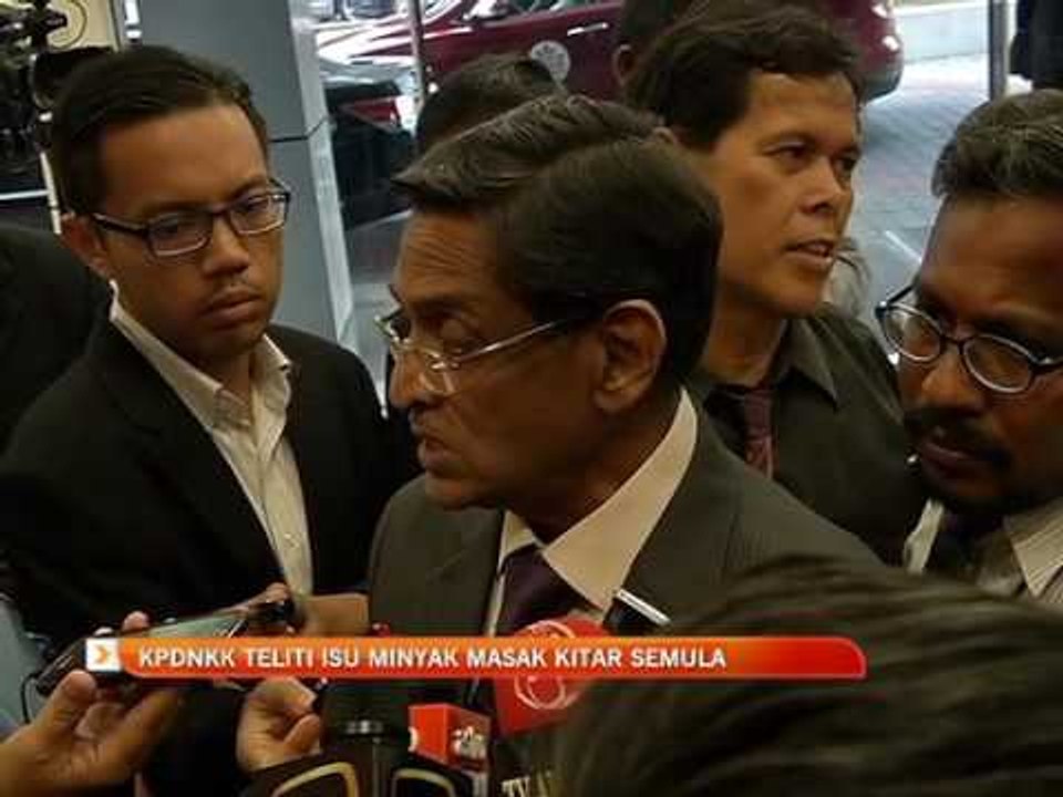 KPDNKK teliti isu minyak masak kitar semula