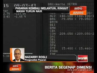 Pasaran kembali melantun, ringgit masih turun naik