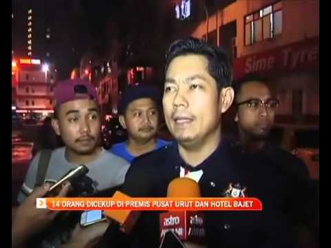 14 orang dicekup di premis pusat urut dan hotel bajet