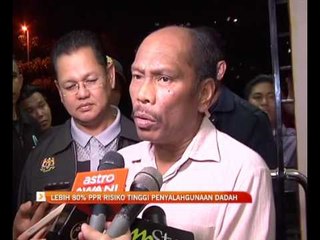 Download Video: Lebih 80 peratus PPR risiko tinggi penyalahgunaan dadah