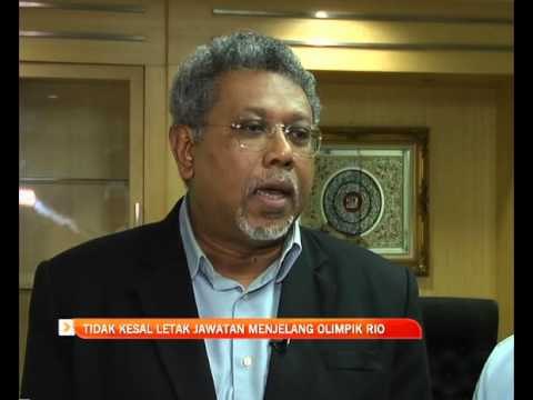 Tidak kesal letak jawatan menjelang Olimpik Rio 2016