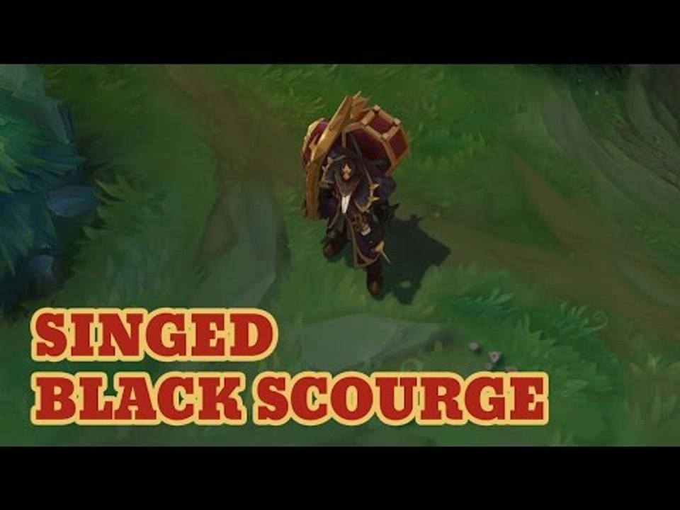 LOL PBE 4/19/2016: New skin Black Scourge Singed