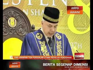 Cari jawapan tiga persoalan utama revolusi pendidikan