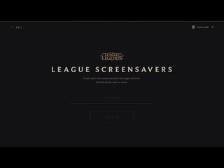 League of Legends: League Screensaver Demo