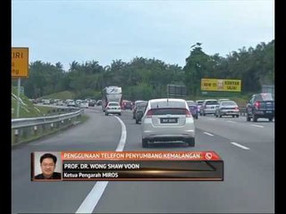 Penggunaan telefon penyumbang kemalangan