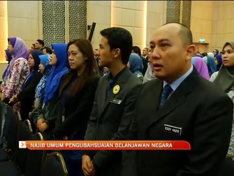 Najib Razak umum pengubahsuaian belanjawan negara