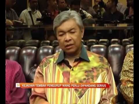 Kejadian tembak pengurup wang perlu dipandang serius