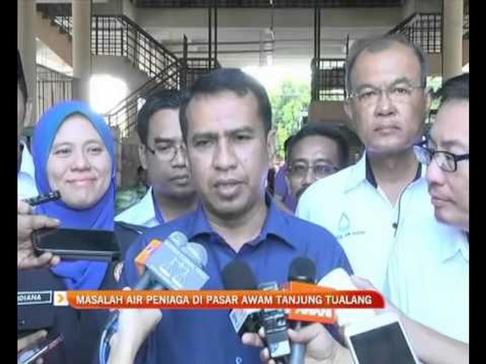 Masalah air peniaga di Pasar Awam tanjung Tualang