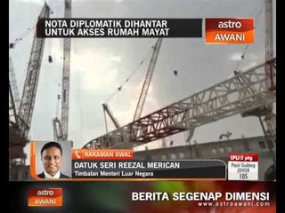 Nota diplomatik dihantar untuk akses rumah mayat