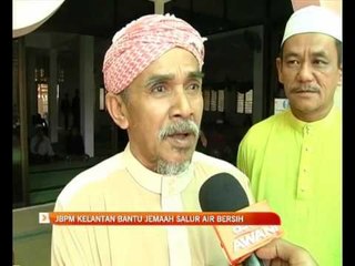 JBPM Kelantan bantu jemaah salur air bersih