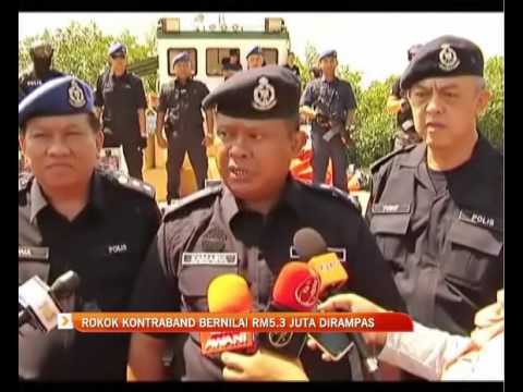 Rokok kontraband bernilai RM 5.3 juta dirampas