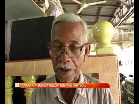Paras air Sungai Golok semakin kritikal