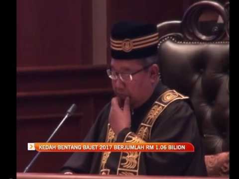Kedah bentang Bajet 2017 berjumlah RM1.06 bilion