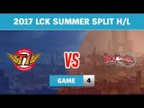 Highlights: KT vs SKT Game 4 | KT Rolster vs SK Telecom T1 | LCK Mùa Hè 2017 Playoffs