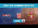 Highlights: KT vs SKT Game 5 | KT Rolster vs SK Telecom T1 | LCK Mùa Hè 2017 Playoffs