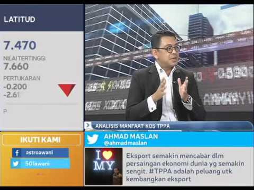 Analisis manfaat kos TPPA