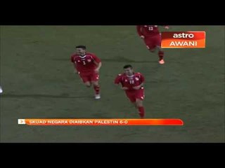 Skuad negara diaibkan Palestin 6-0