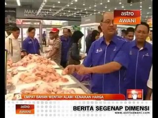 Empat bahan mentah alami kenaikan harga