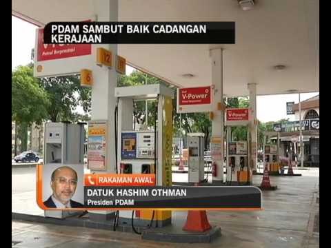 PDAM sambut baik cadangan kerajaan menetapkan harga lantai petrol