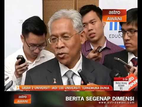 Sasar 2 universiti jadi 100 universiti terkemuka dunia