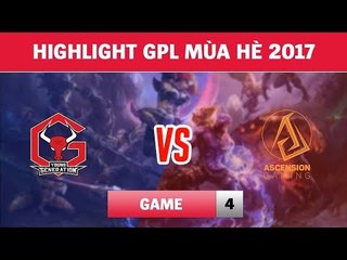 Highlights: YG vs ASC Game 4 | Young Generation vs Ascension Gaming Game 4 | GPL Mùa Hè 2017
