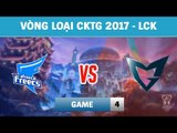 Highlights: AFS vs SSG Game 4 | Afreeca Freecs vs Samsung Galaxy | Vòng loại CKTG 2017 LCK