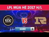 Highlights: EDG vs RNG Game 3 | Edward Gaming vs Royal Never Give Up | Chung kết LPL Mùa Hè 2017