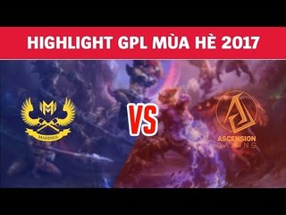 Highlights: GAM vs ASC | GIGABYTE Marines vs Ascension Gaming | Playoffs GPL Mùa Hè 2017