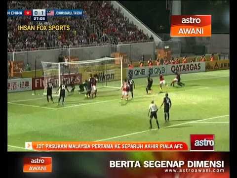 Piala AFC: JDT pasukan Malaysia pertama ke separuh akhir