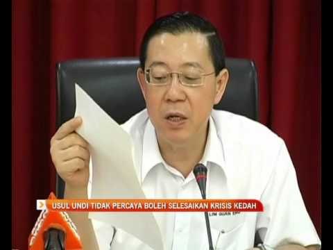 Usul undi tidak percaya boleh selesaikan krisis Kedah
