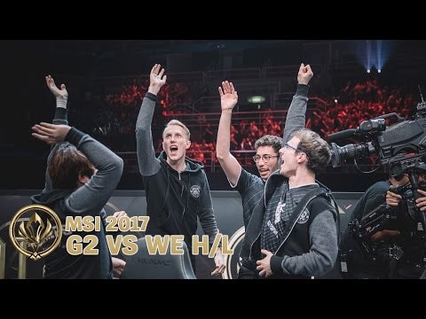 Highlights: G2 Esports vs Team WE - MSI 2017 Bán kết 2