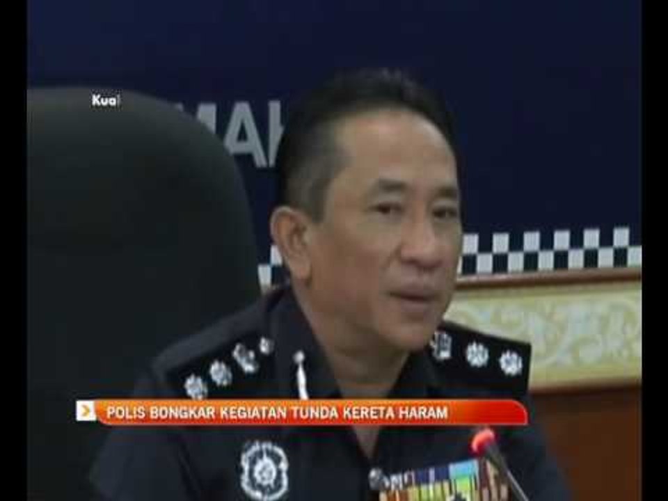 Polis bongkar kegiatan tunda kereta haram