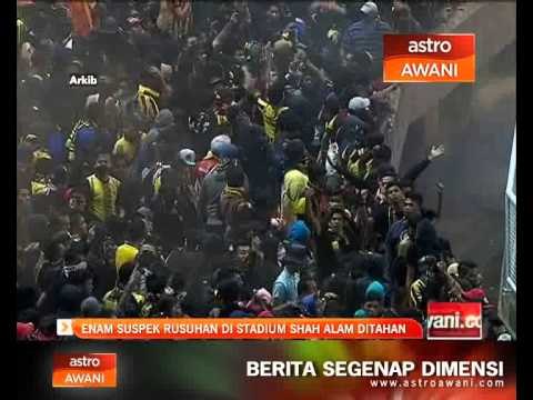 Enam suspek rusuhan di Stadium Shah Alam ditahan