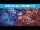 Highlights: C9 vs AHQ - Lượt Về Vòng Bảng CKTG 2017