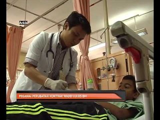 Pegawai perubatan kontrak wajib lulus BM